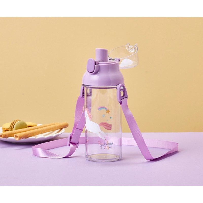Бутылочка Tritan one touch 450 ml Unicorn