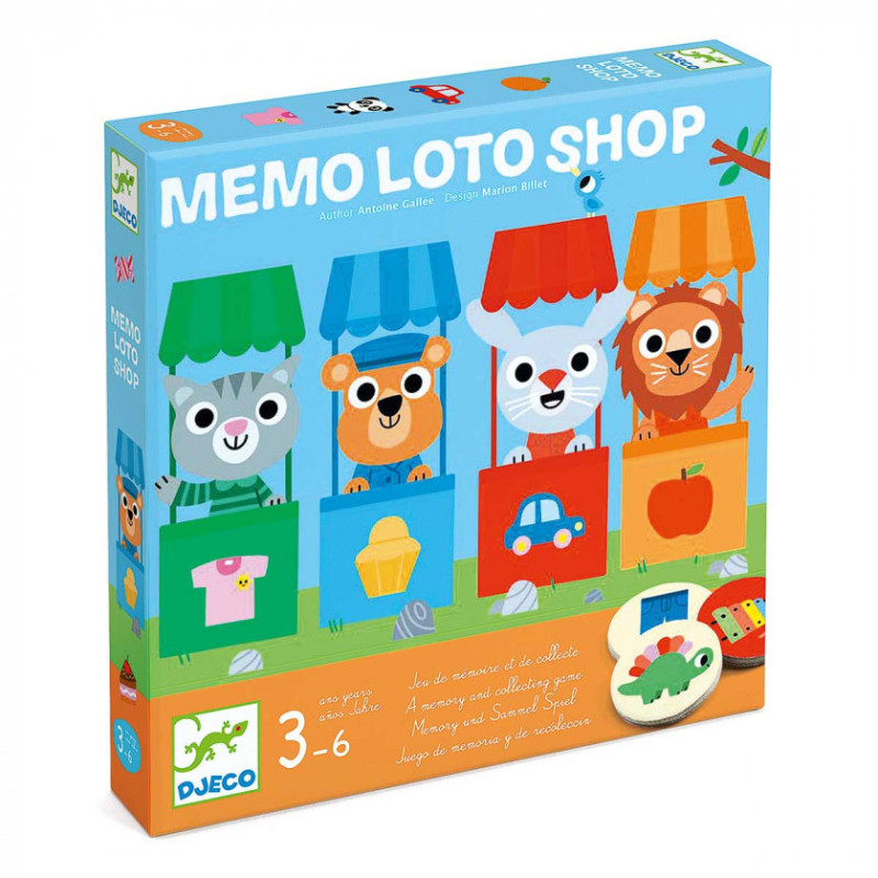 Настольная игра Djeco Мемо «Магазин»
